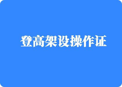 啊啊啊好大不要射了鸡吧在线观看登高架设操作证